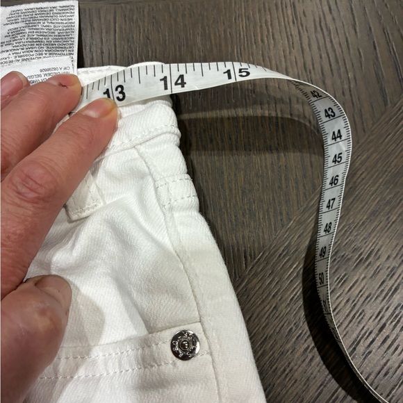 Classic Levi's 721 High-Rise Skinny White Denim (Size 27) - Picture 4 of 12